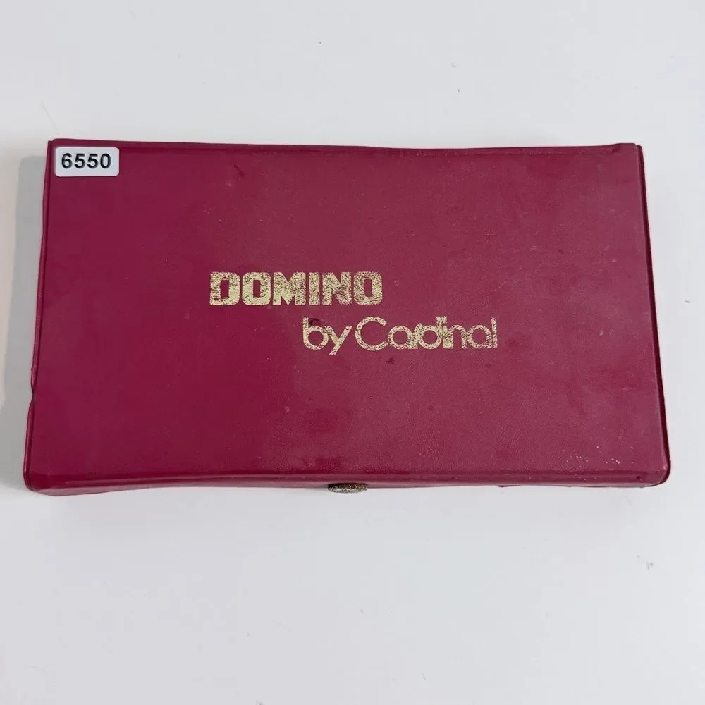 Vintage Cardinal 28pc Double Six Portable Domino Set Game